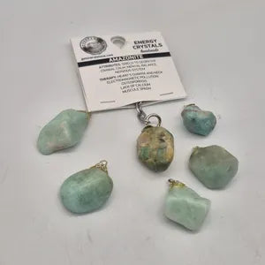 Polished Amazonite Keychain – Blue Green Crystal Gemstone Accessory