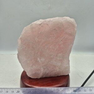 Raw Rose Quartz Lamp – Natural Pink Crystal Healing Home Decor
