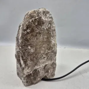 Raw Smoked Quartz Lamp – Natural Crystal Grounding Home Decor