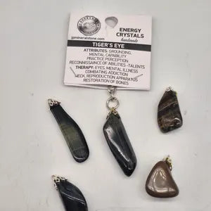 Polished Blue Tiger Eye Keychain – Blue Crystal Gemstone Accessory