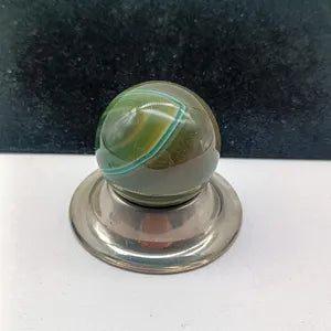 Green Agate Sphere: Crystal Healing, Divination Tool (5cm)