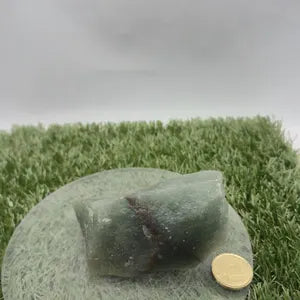 Raw Green Aventurine Crystal: Luck Stone, Heart Chakra Healing (294gr)