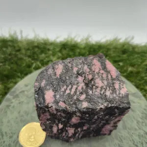 Rough Rhodonite Crystal Specimen - 278 gr