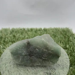 Raw Green Aventurine Crystal: Luck Stone, Heart Chakra Healing (294gr)