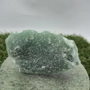 Raw Green Aventurine Crystal: Luck Stone, Heart Chakra Healing ( 397gr)