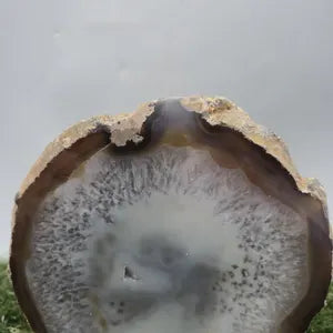 Natural Agate Geode with Quartz: Collector's Piece - 1769 gr