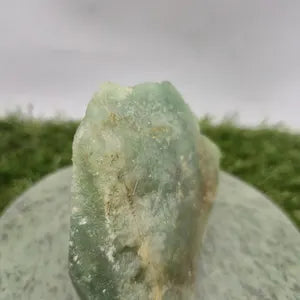 Raw Green Aventurine Crystal: Luck Stone, Heart Chakra Healing ( 382gr)