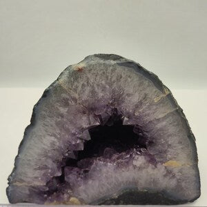 Large Amethyst Cathedral Geode – Deep Purple Crystal Cave
