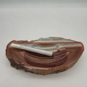 Natural Brown Agate Ashtray  - 342 gr