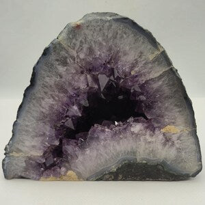 Large Amethyst Cathedral Geode – Deep Purple Crystal Cave