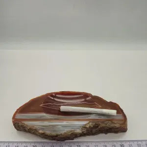 Natural Brown Agate Ashtray  - 342 gr