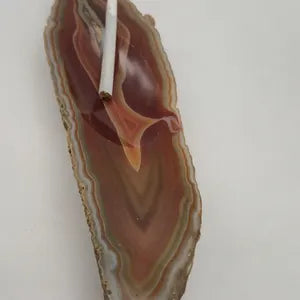 Natural Brown Agate Ashtray  - 718 gr