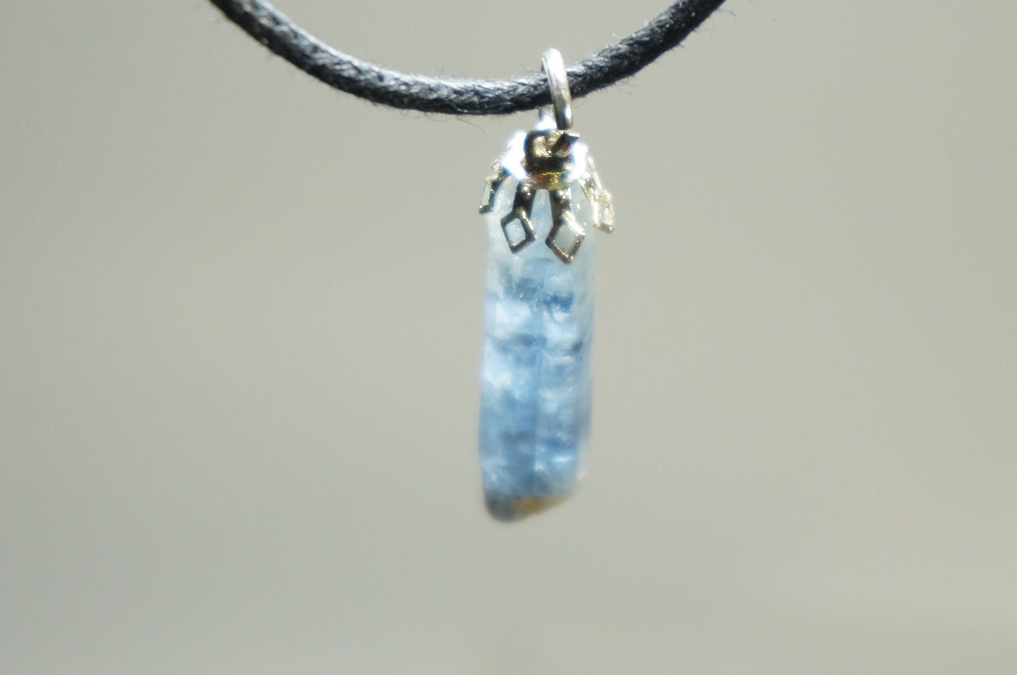 Blue Kyanite Crystal Necklace