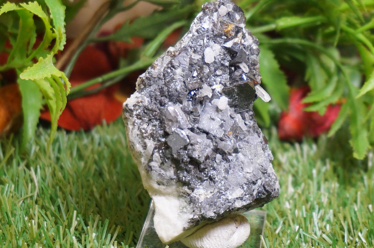 Natural Galena cubes with  Quartz and Calcite - Amazing Collector's Piece Extra Quality