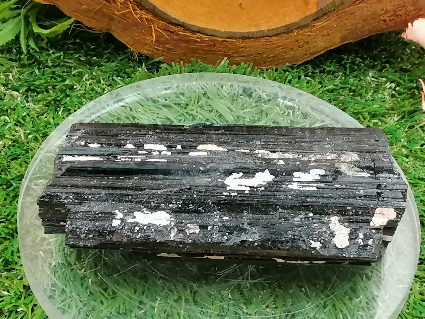 Black Tourmaline Schorl Crystal protection   Healing Mineral and Home Decor