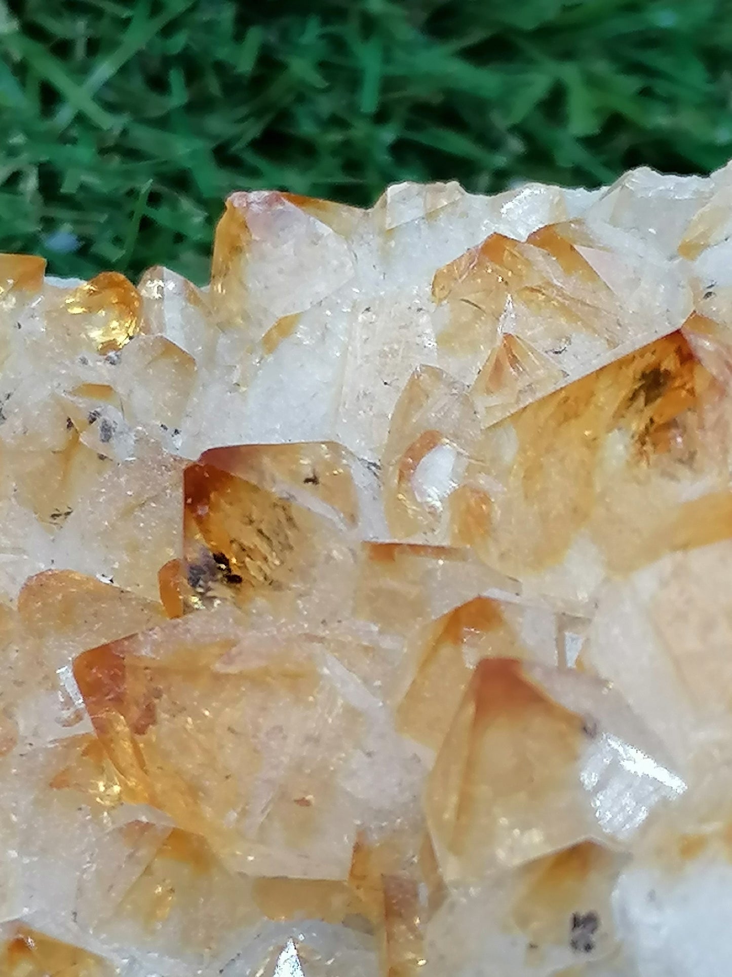 Citrine Yellow Crystal/Quartz (2) // Home Decor and Healing