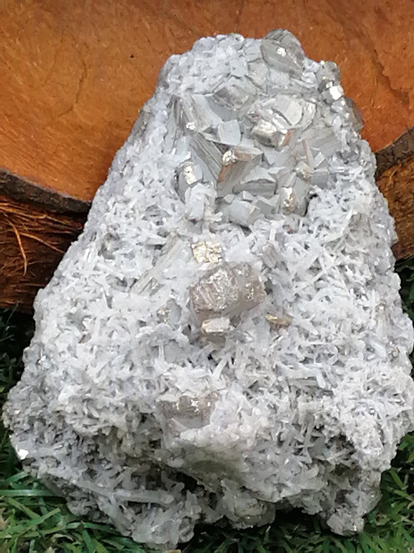 Quartz Pyrite Galena Crystal // Home Decor and Healing