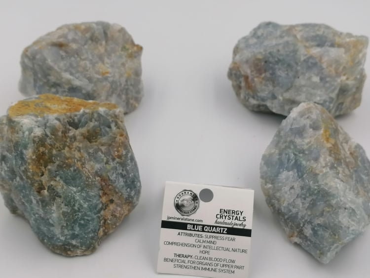 Natural Crystal Sky Blue Quartz Collection Speciment Healing Stone Birtsthone Crystal Protection Decoration Mineral