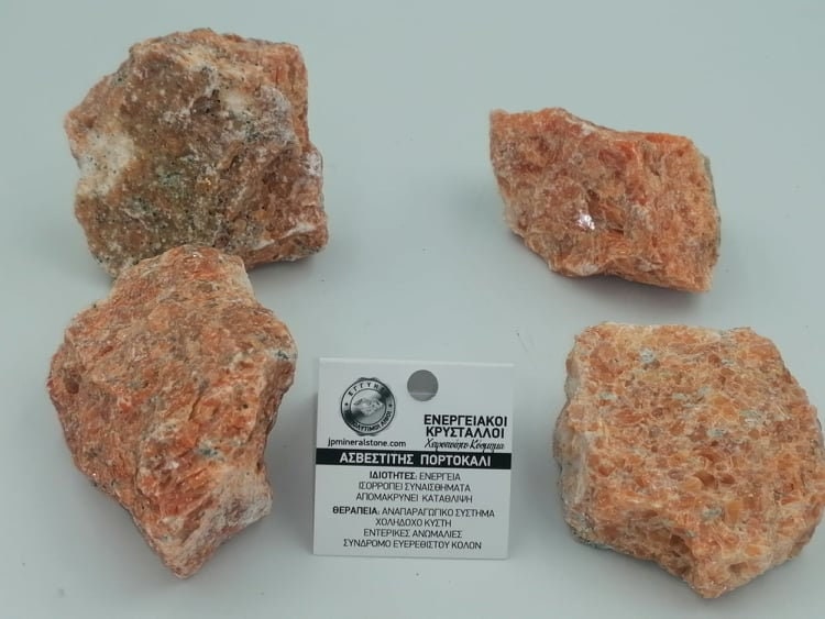 Top Natural Crystal Orange Calcite Collection Speciment Healing Stone Birtsthone Crystal Protection