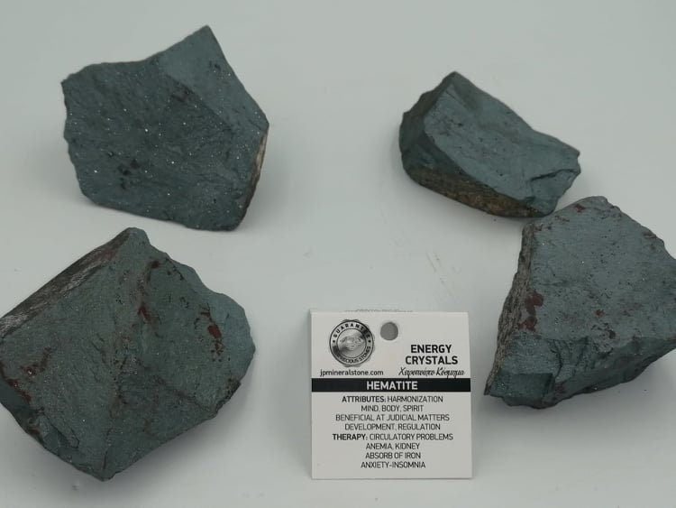 Natural Crystal Hematite Collection Speciment Healing Stone Birtsthone Crystal Protection Decoration Mineral