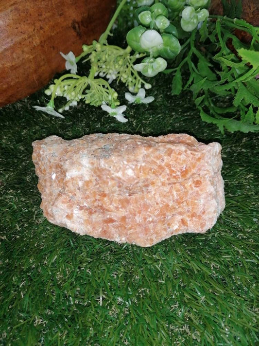 Kristall Calcit Orange Sammlung Exemplar Heilstein Birtsthone Kristall Schutz Dekoration Mineral