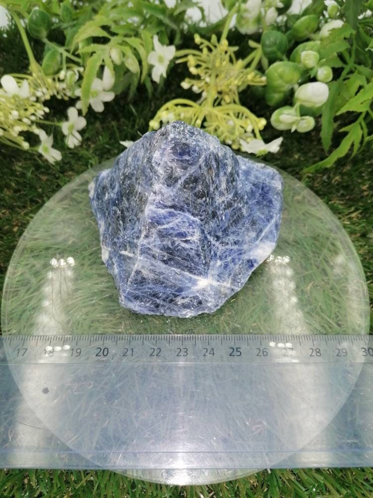 Natural Crystal Sodalite Collection Speciment Healing Stone Birtsthone Crystal Protection