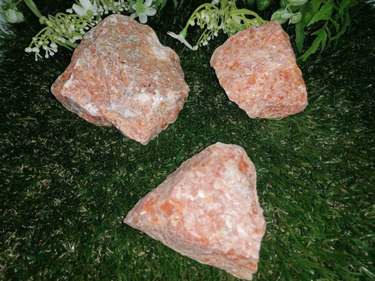 Top Natural Crystal Orange Calcite Collection Speciment Healing Stone Birtsthone Crystal Protection