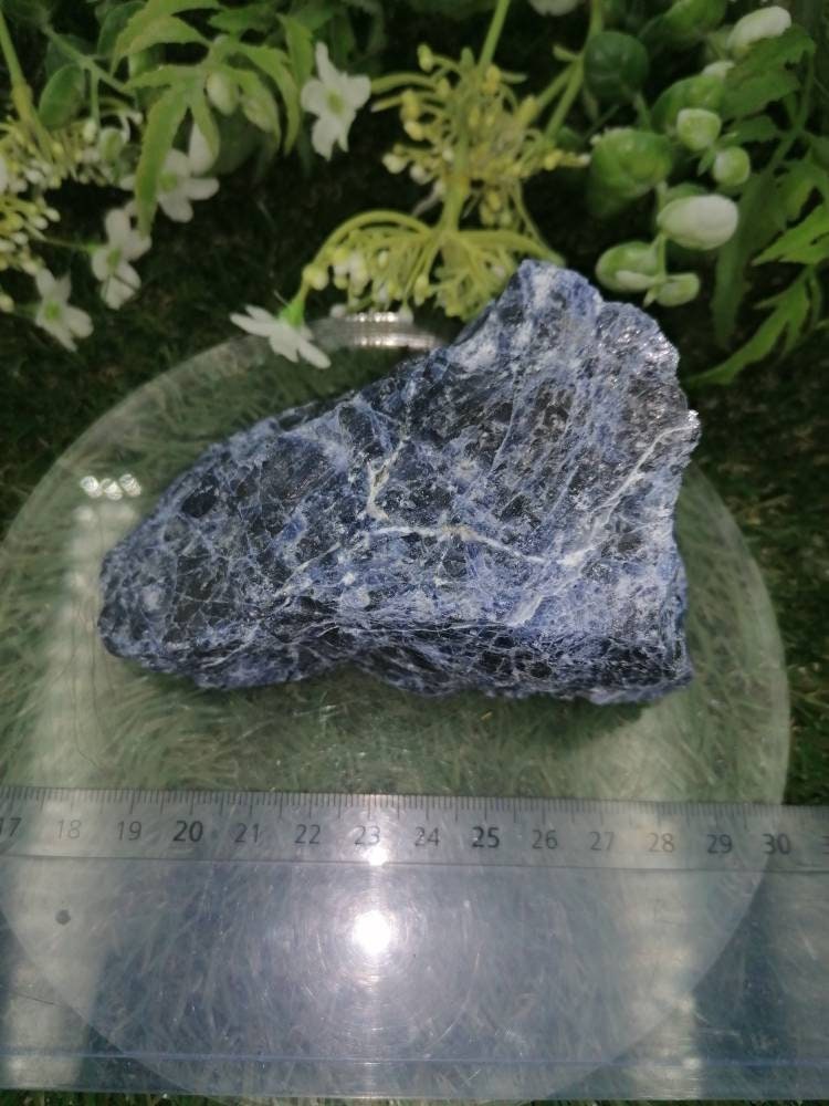 Natural Crystal Sodalite Collection Speciment Healing Stone Birtsthone Crystal Protection
