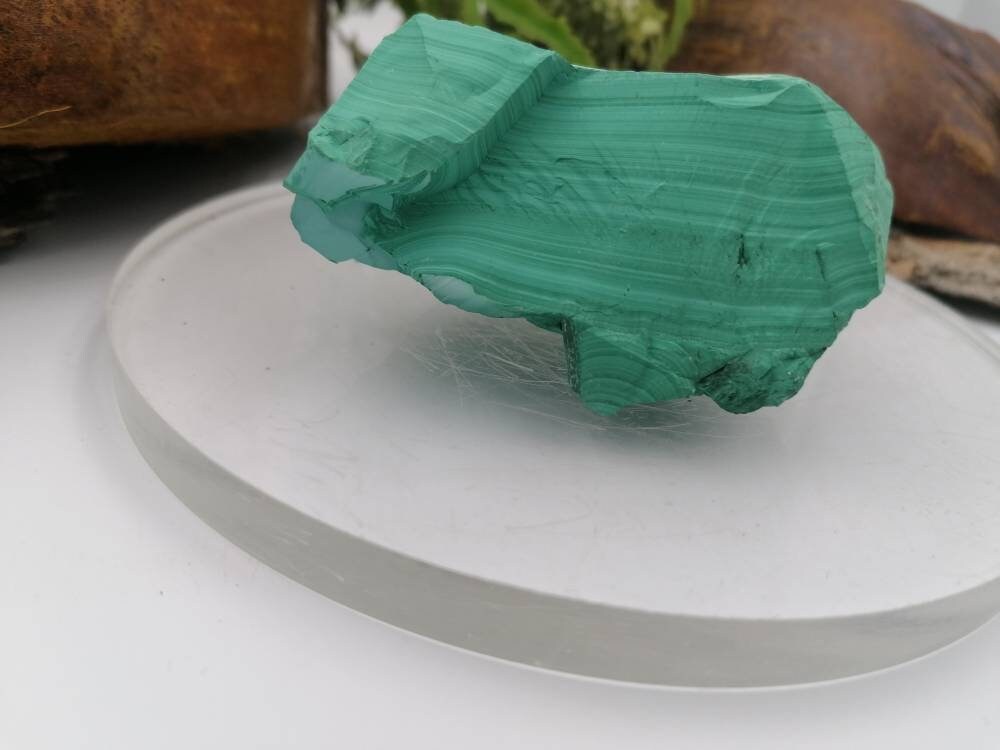 Malachite Kongo Collection Piece Protection Mineral Stone Gift Idea Birtstone