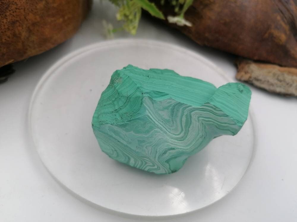 Malachite Kongo Collection Piece Protection Mineral Stone Gift Idea Birtstone