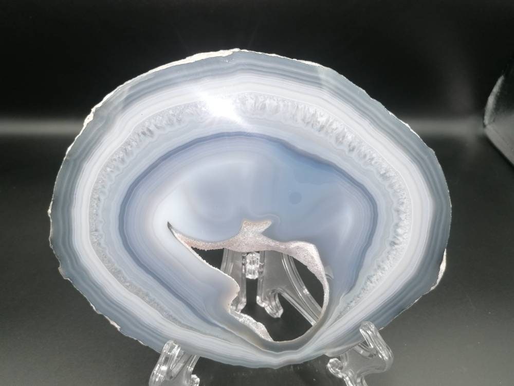 Large Agate, Natural White Agate Slice Coaster, Agate Slice For Home Decoration, Bohemian Agate, Finding Coaster