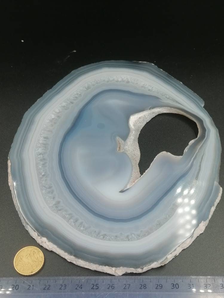 Large Agate, Natural White Agate Slice Coaster, Agate Slice For Home Decoration, Bohemian Agate, Finding Coaster