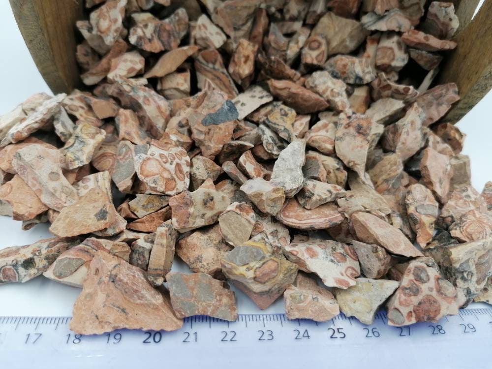 Jasper Crystal Chips, Tumbled Healing Gemstone, New Age Rough Semi-Precious Rocks