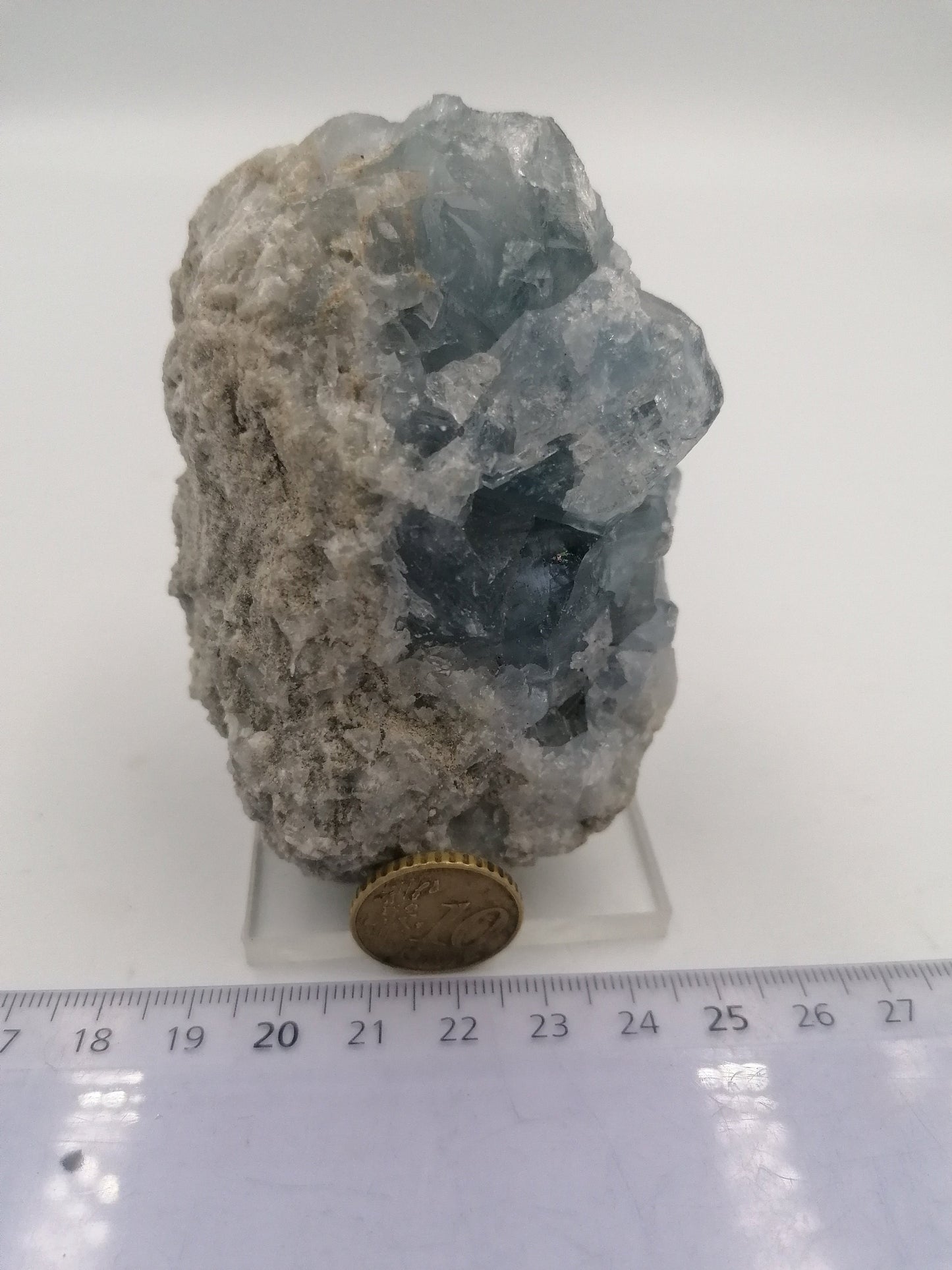 Celestite Crystal Cubes Blue Crystal stone Crystal healing Spiritual stone collection piece