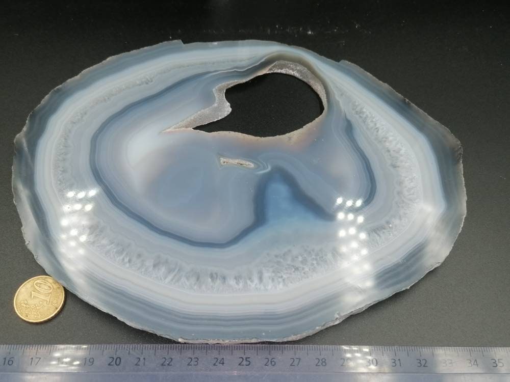 Large Agate, Natural White Agate Slice Coaster, Agate Slice For Home Decoration, Bohemian Agate, Finding Coaster