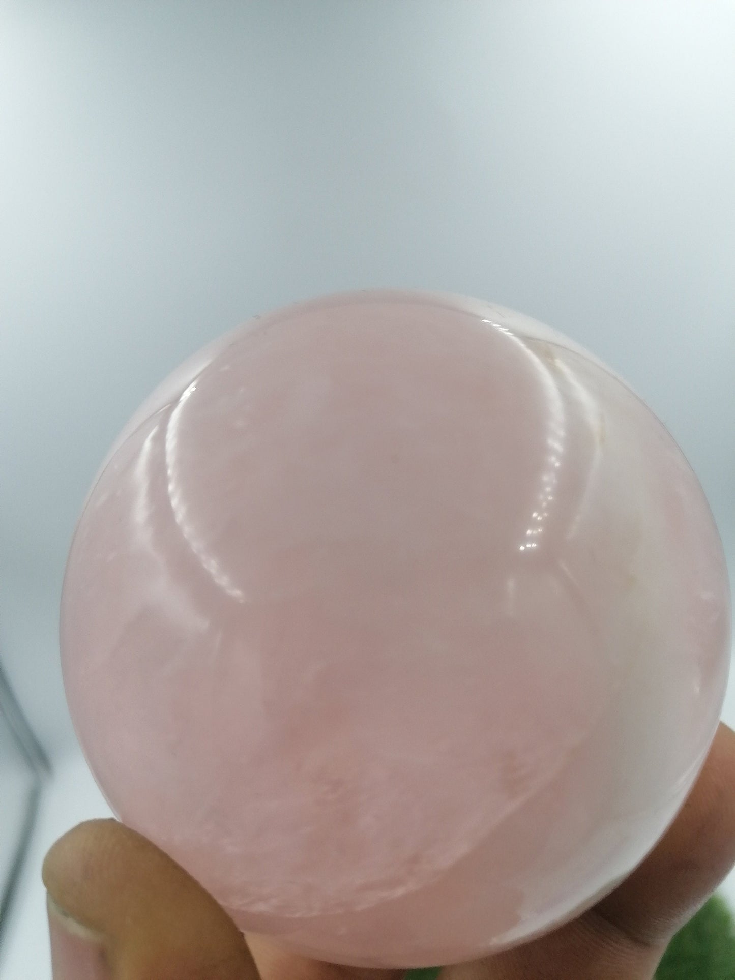 Rose Quartz Crystal Sphere ~ perfect For Crystal Healing, Crystal Grid, Crystal Ball ~ Metaphysical Healing, Meditation