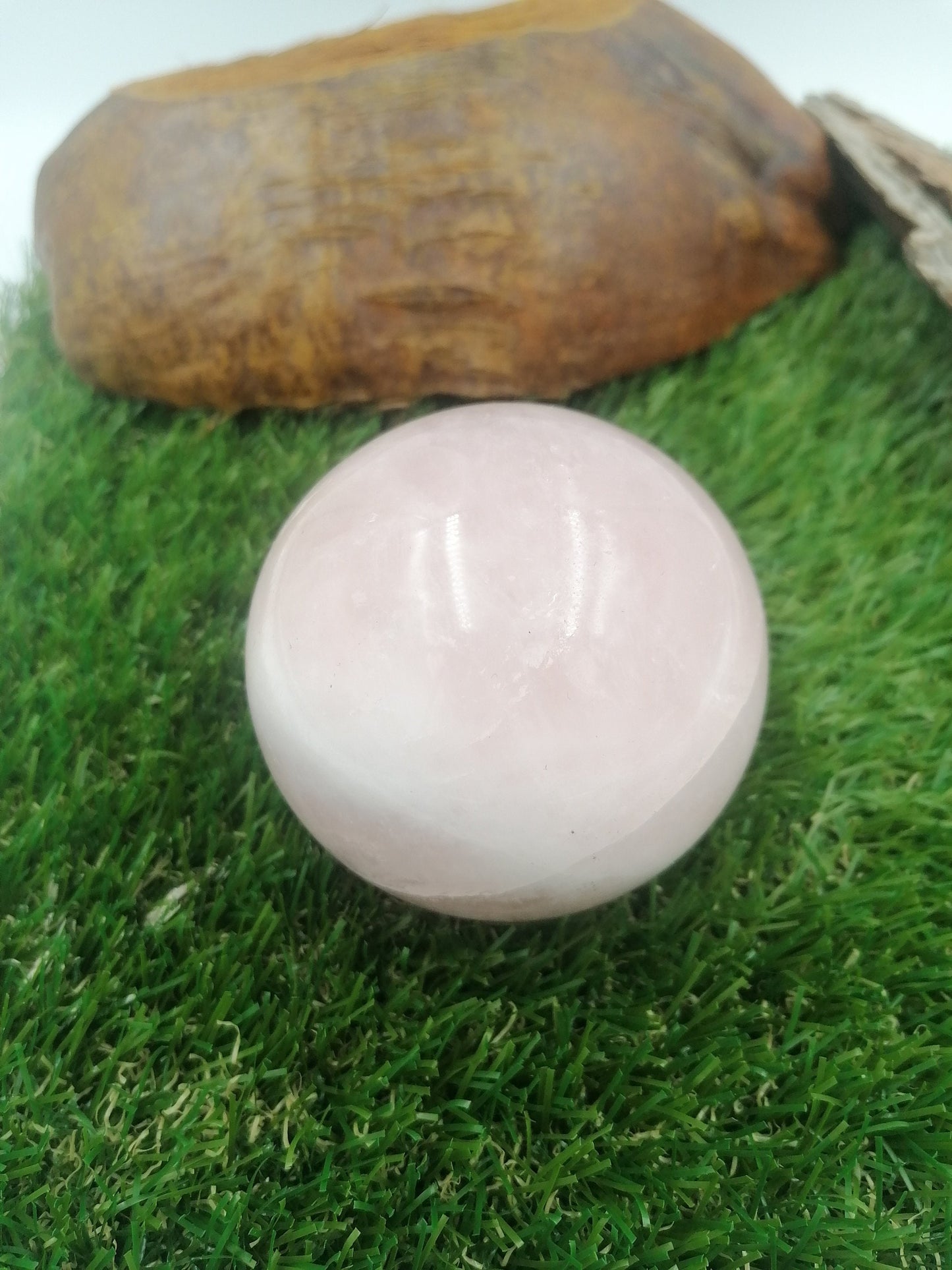 Rose Quartz Crystal Sphere ~ perfect For Crystal Healing, Crystal Grid, Crystal Ball ~ Metaphysical Healing, Meditation