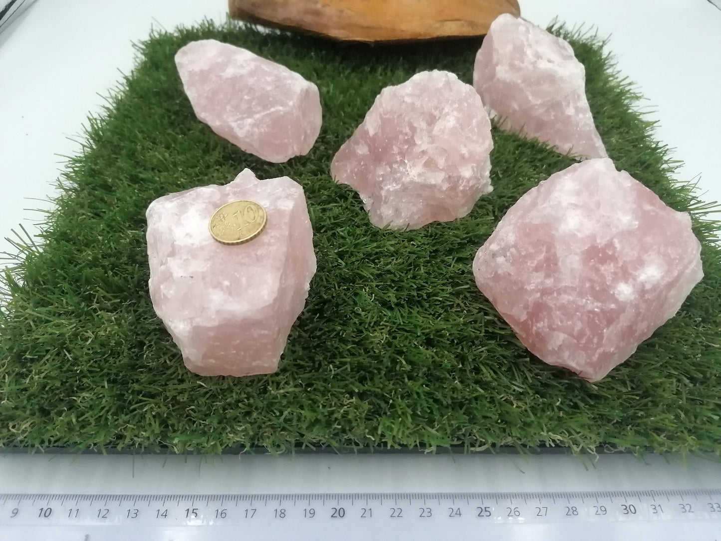 1 piece of crystal pink quartz rough mineral stone love crystals collection piece healing stones