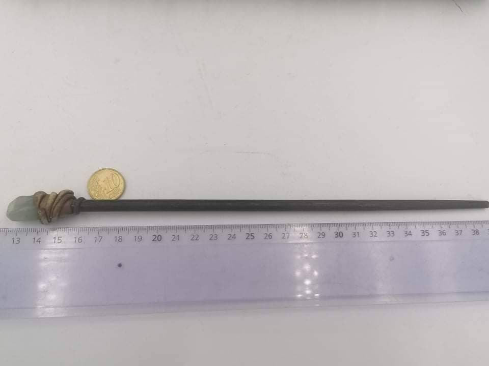 Natural Crystal Aqua Marine Wand -Fairy wand-Wizard wand-Nature Wand Healing Crystal Zodiac Mineral Stone