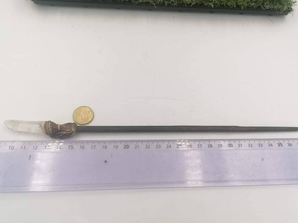 Natural Crystal Quartz Laizer Lemurian Wand -Fairy wand-Wizard wand-Nature Wand Healing Crystal Zodiac Mineral Stone