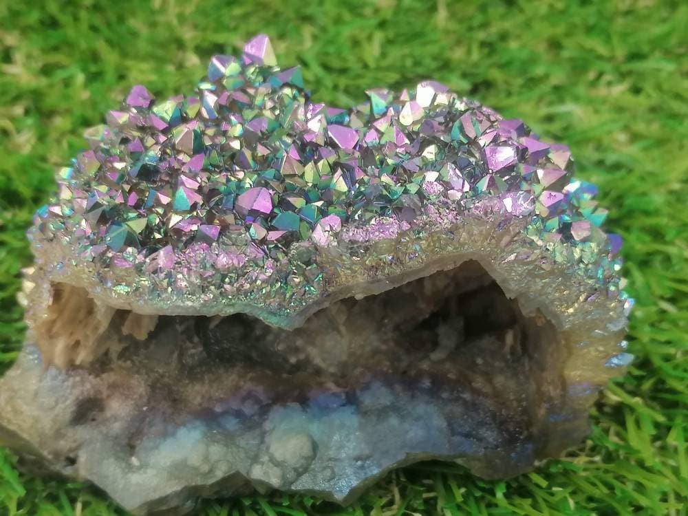 Natural Cactus Amethyst and Titanium oxidation - Amazing Collector's Piece Extra Quality