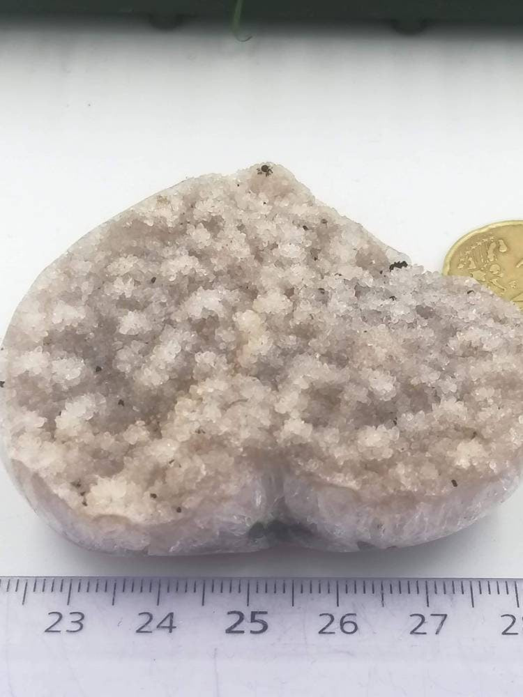 Agate with Quartz Heart Shaped Stone Crystal,Brazilian stone Rough, Protection Healing, Cluster stone,Magic Power, Decoration