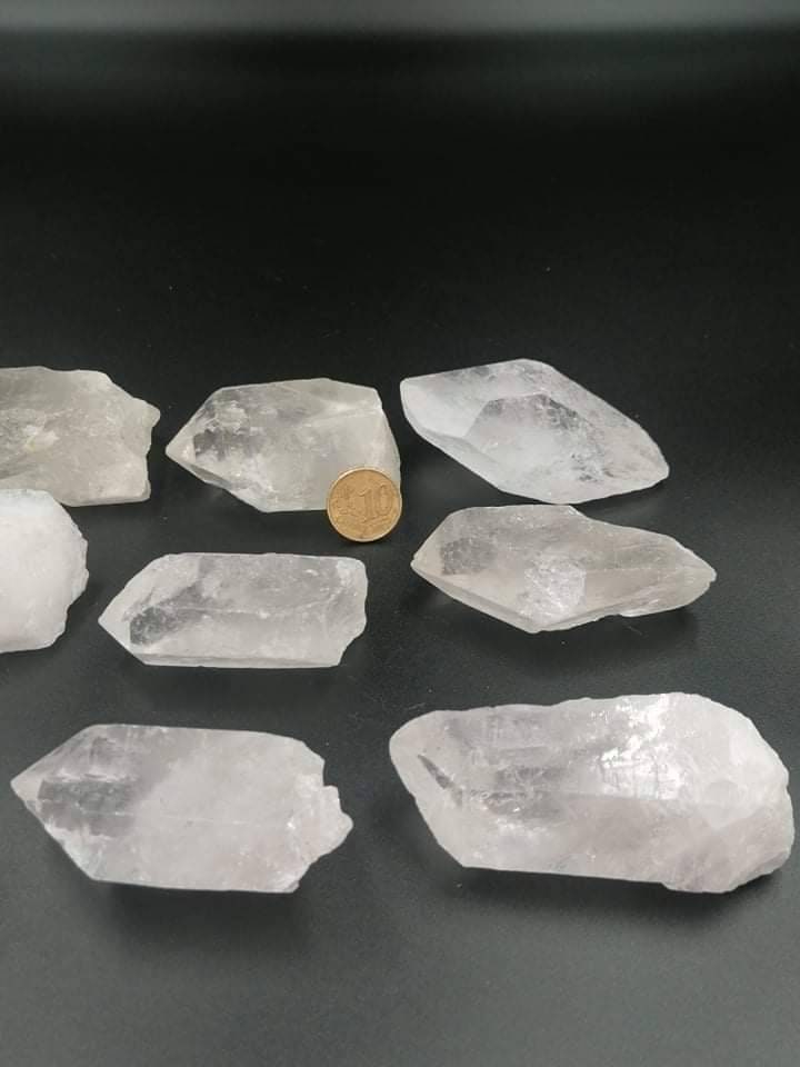 Clear Quartz Raw Crystal Point | Natural Rough Stone | Spiritual Healing | Clear Quartz Tumbled Stones | Healing crystal