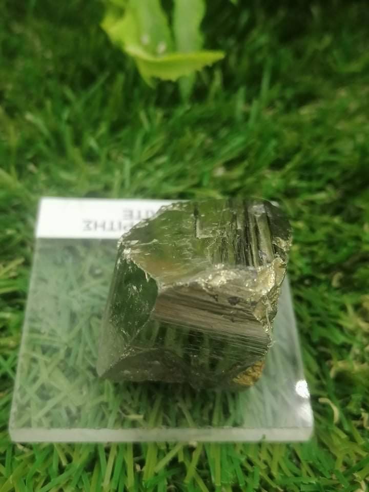 Rough Pyrite Cubes Mineral Stone Power Protection Money Gold Money Stone