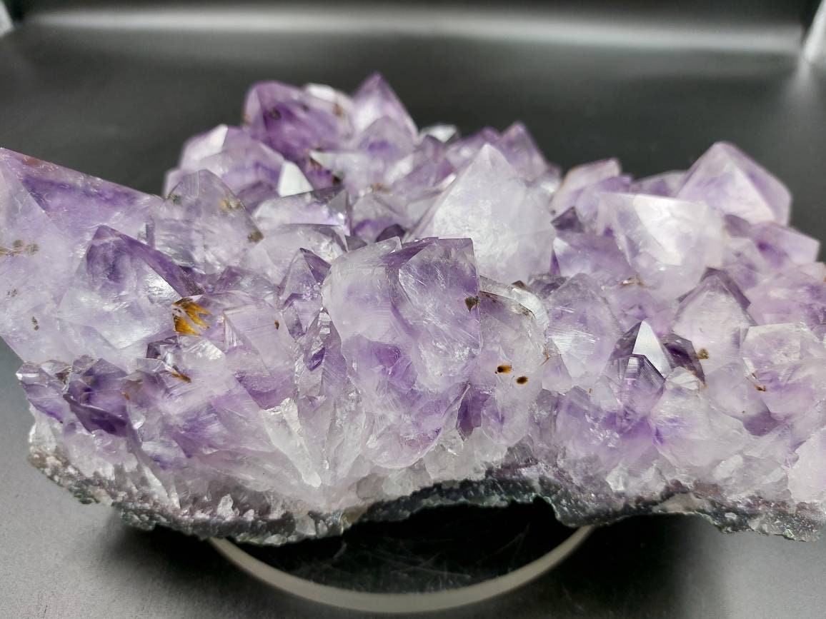 Natural Crystal Amethyst Collection Speciment Healing Stone Birtsthone Crystal Purple Protection Decoration Mineral