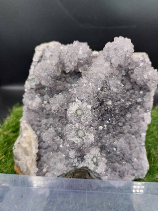 Huge, Amethyst, Cluster, Cactus Crystal, Calcite, Speciment,Mineral Urugyau, Protection,Stone Purple, Decoration, Gift Idea, Collection Gem