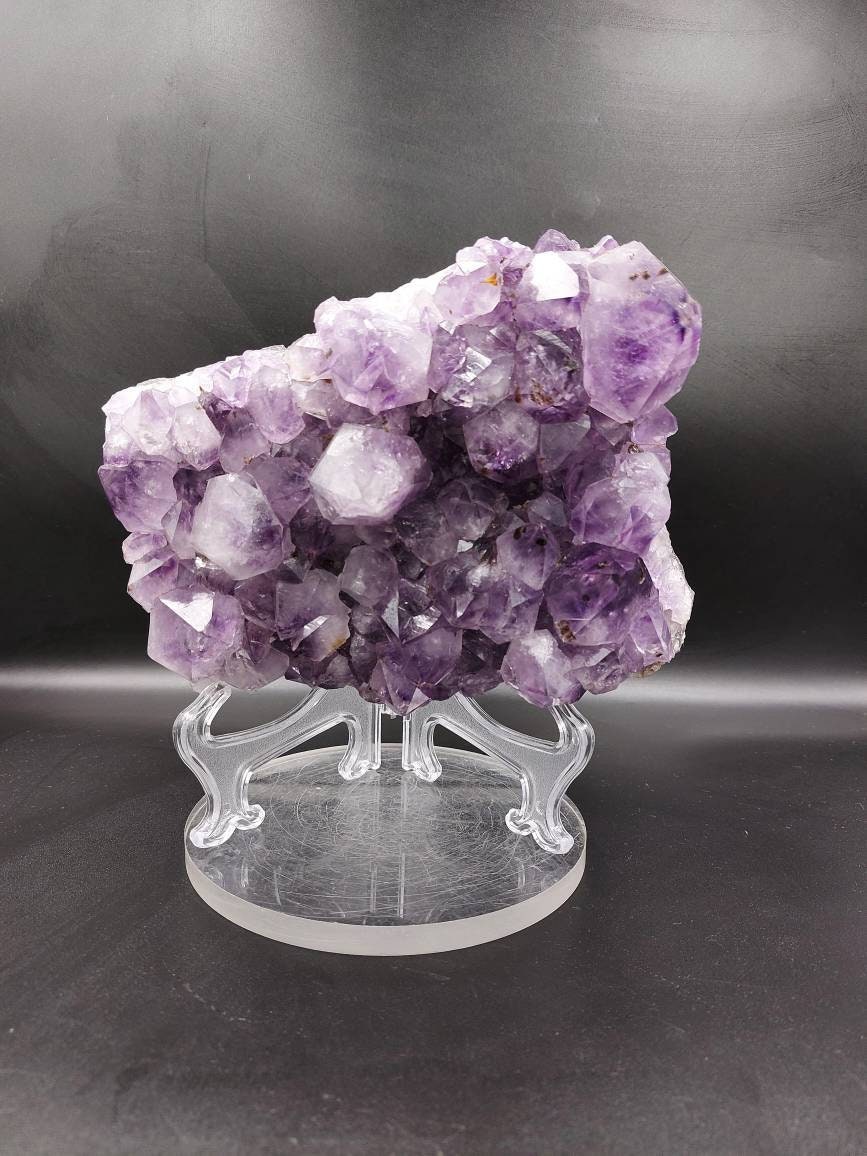 Natural Crystal Amethyst Collection Speciment Healing Stone Birtsthone Crystal Purple Protection Decoration Mineral