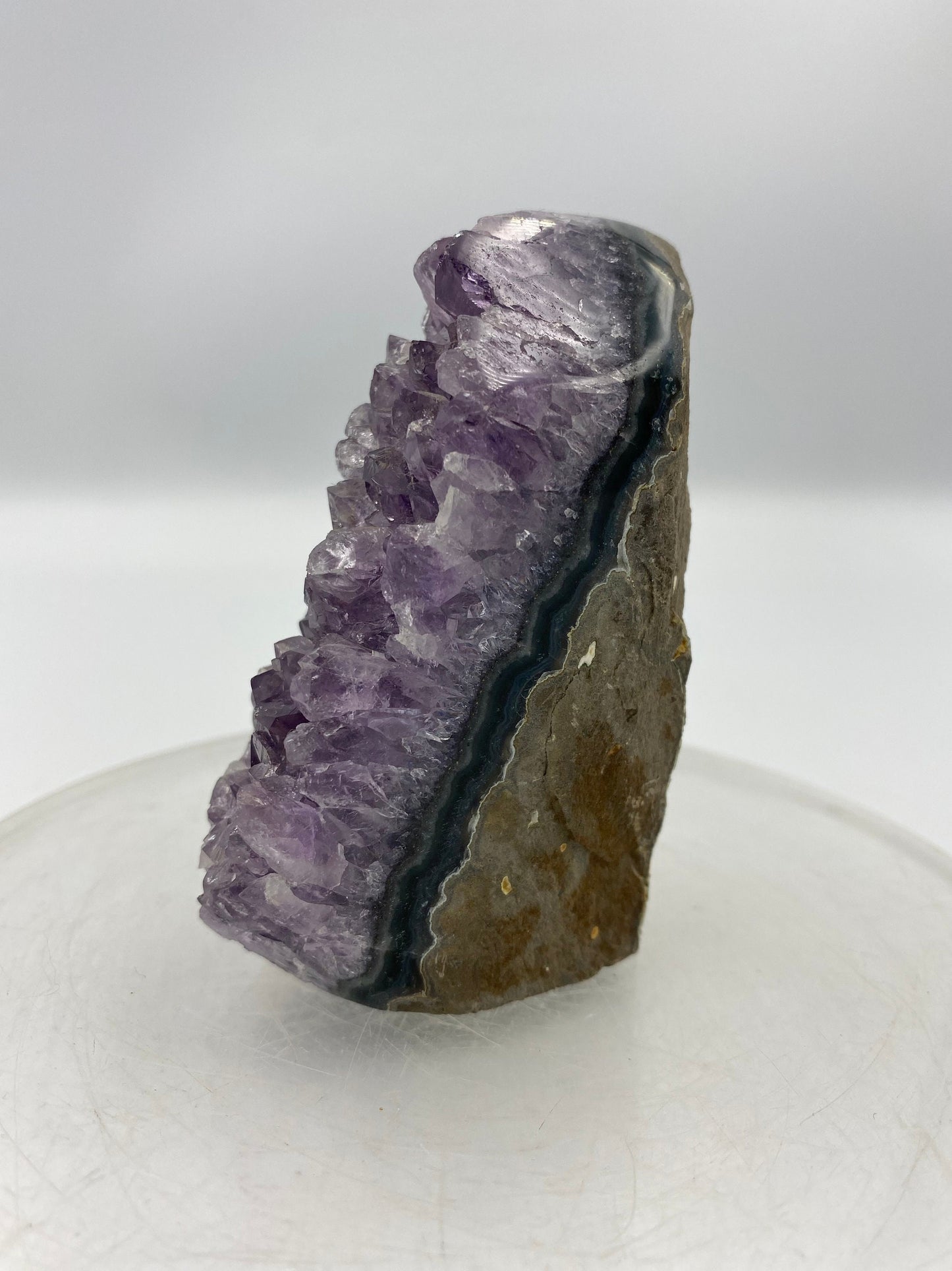 Natural Home Decor Amethyst with Calcite PERFECT for FENG SHUI use!