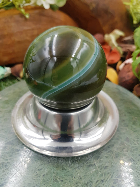 Crystal Green Quartz Sphere ~ perfect For Crystal Healing, Crystal Grid, Crystal Ball ~ Metaphysical Healing, Meditation