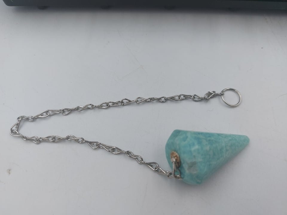 Amazonite Crystal Pendulum